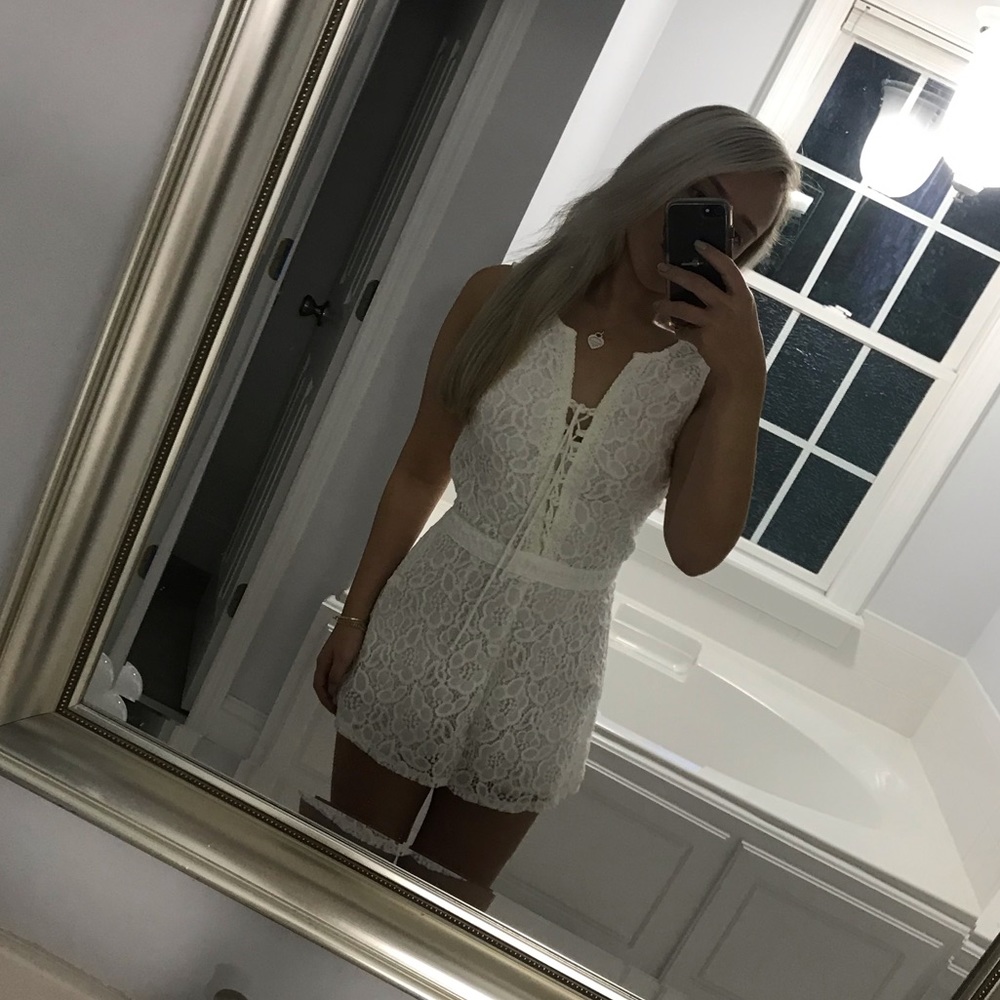 White Romper